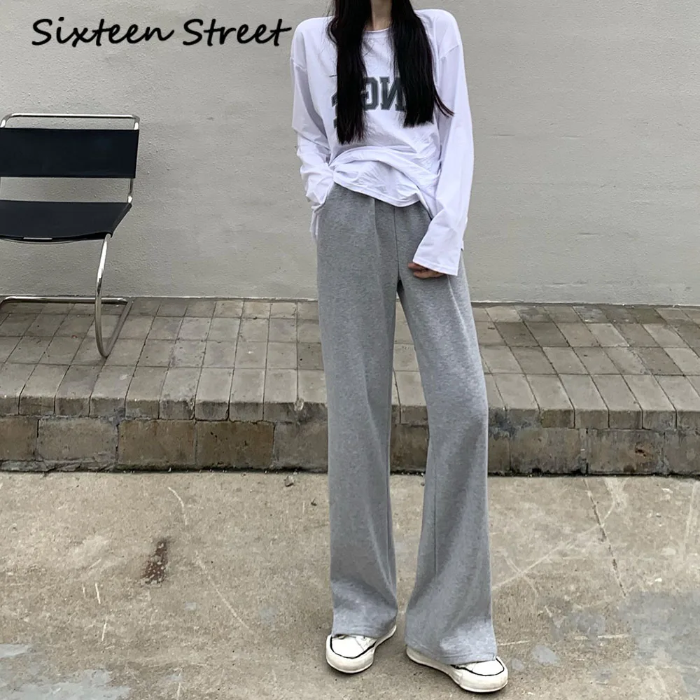 

Sweatpants Women Loose Femme Joggers Grey High Waist Pants Comfort Simple Basic Casual Fashion Trousers 2020 Korean Sporty Style