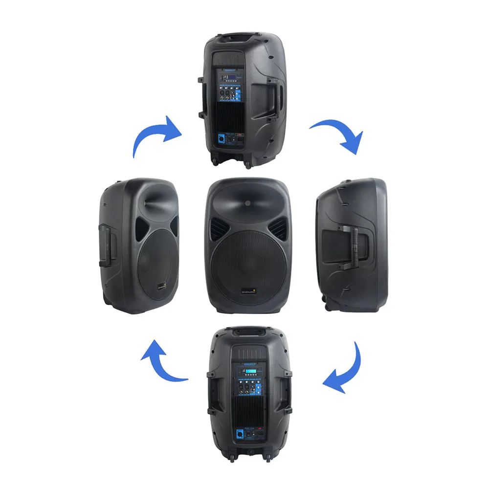 구매 Pair-15 인치 2500W PA 전원 액티브 USB BT 스피커 삼각대 스탠드 4 채널 UHF 헤드셋 무선 마이크, 컴퓨터 주변 기기, 유선, 무선, 마이크, Pc, 컴퓨터, Pc, 휴대용, 뛰어난 음질, 고성능