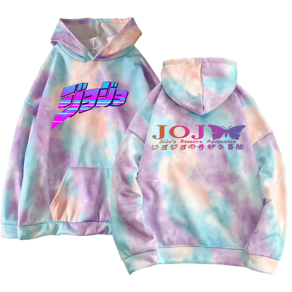 

Hot Anime Jojo Bizarre Adventure Logo Hoodie Sweatshirt for Woman/man