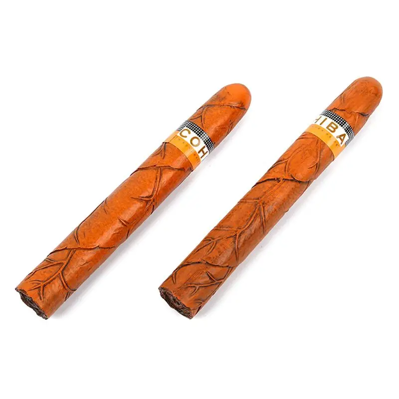 

39XB Resin Simulation Cigarettes Fake Cigar Cigarette Model Realistic Props 150mm