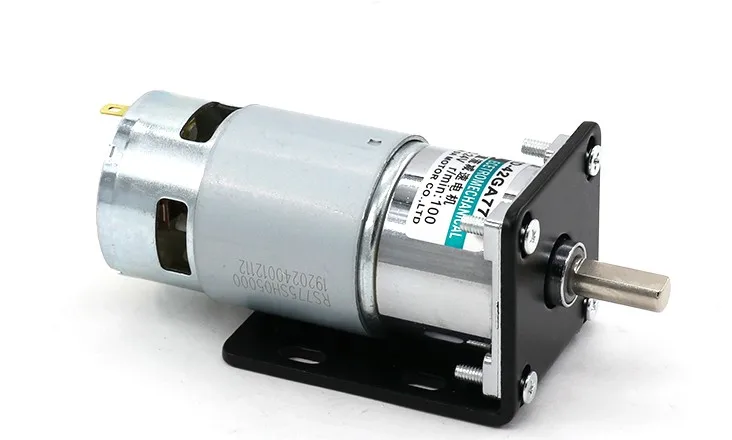 Torque Alto do Motor 12v 24v 25w da Desaceleração 775 da C.c. Pode Ser Ajustado Velocidade Pode Ser cw Ccw o