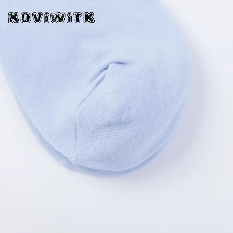 Зимние Короткие хлопковые носки с фруктами/буквами для женщин забавные женские
