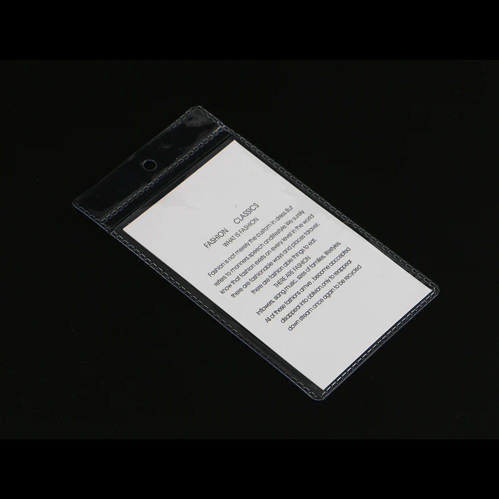 Держатели для билета 90x105 мм из ПВХ|Ярлыки одежды| |