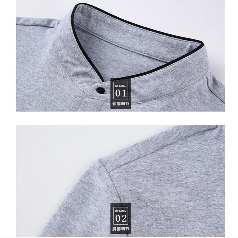 

2021 Brand clothing Men's high-grade cotton long-sleeved T-shirts/Male slim fit Leisure T-shirt/Man Tops clothing S-4XL