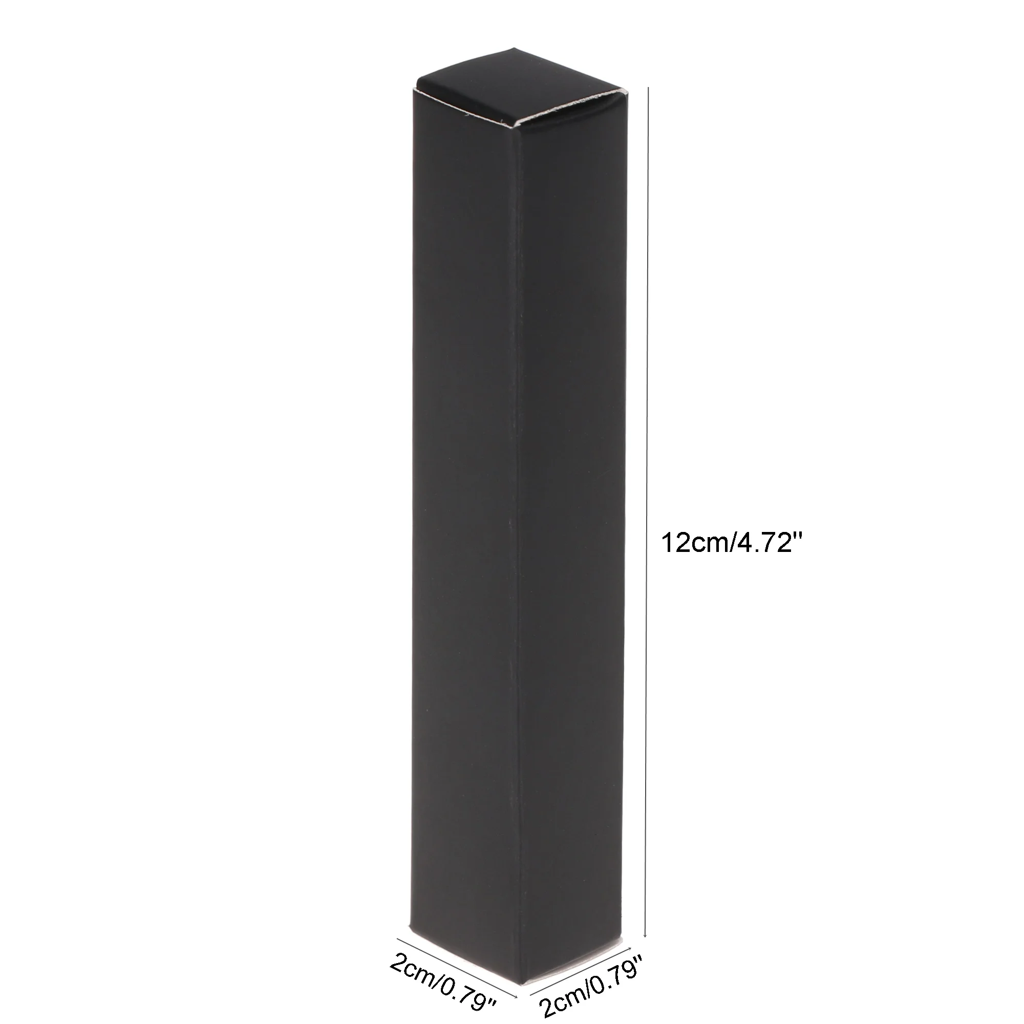 Черно белая коробка для блеска губ пустая упаковка помады бумажная упаковочная