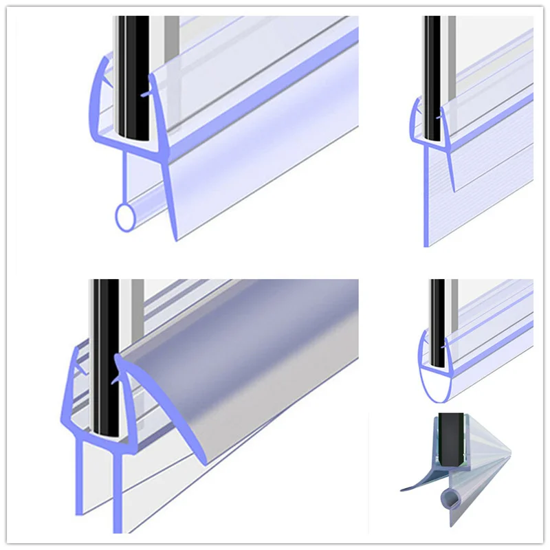 Уплотнительная лента для экрана душа ПВХ 50 см 1 шт. | Обустройство дома