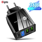 Зарядное устройство с двумя USB-портами, PD20W + QC3.0 2.4A