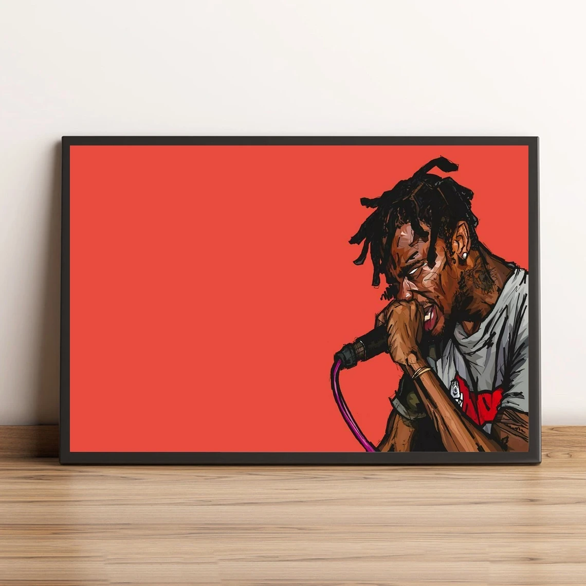 Постер Родео Тревис Скотт день после музыкальный альбом Обложка музыка ПЕВЕЦ