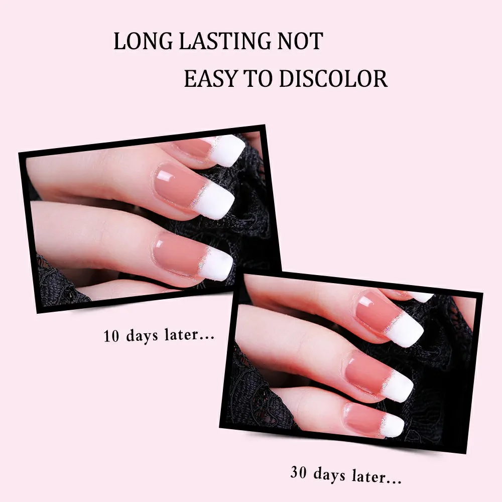 Gelike 30 мл длительный поли гель пальца расширение Камуфляжный прозрачный розовый