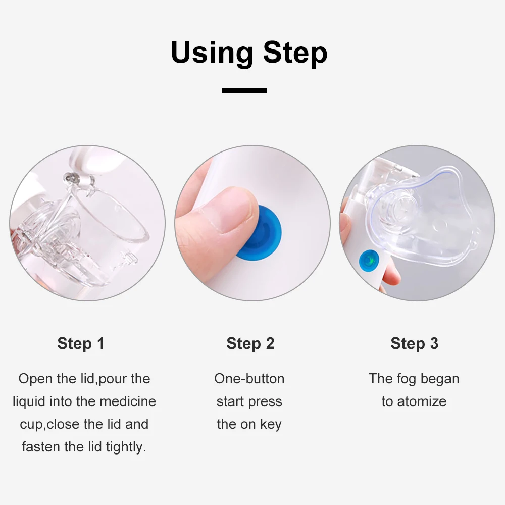 

Cofoe Medical Mesh Nebulizer Handheld Mini Nebulizer humidifier USB Rechargeable inhaler Atomizer For kids/Adults nebulizador
