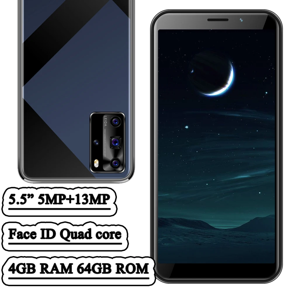 

5e Face ID глобальная версия спереди/сзади Камера MTK 5MP + 13MP разблокирована 5,5 "4 ядра смартфонов 4G Оперативная память 64G Встроенная память мобильн...