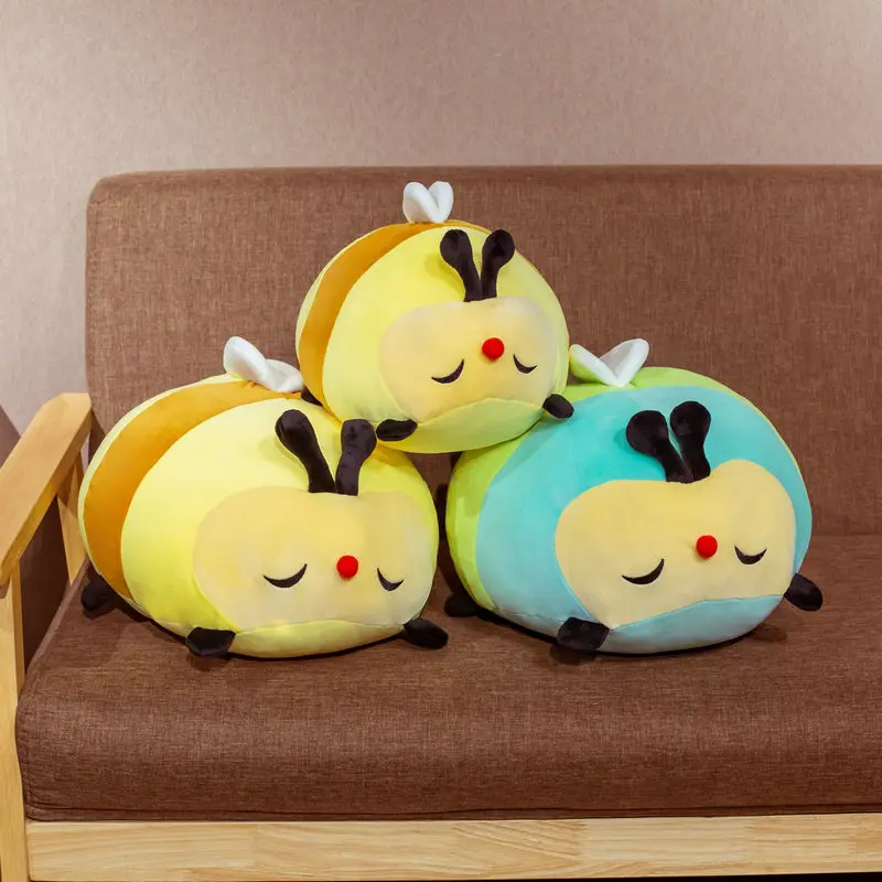 В форме милого шара Bee плюшевая подушка мягкая мультяшная Реалистичная пчела