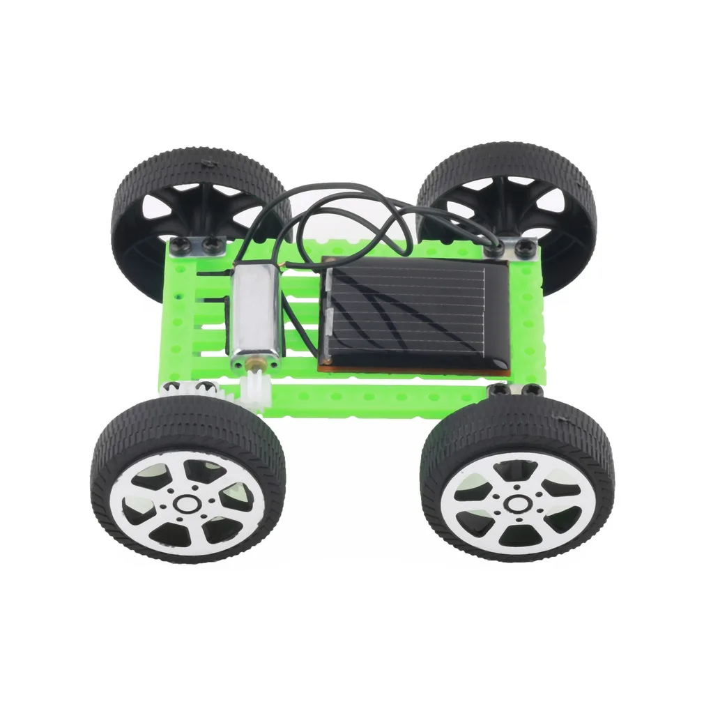 Mini Science Experiment Solar Car Toys for Children DIY Assembled Energy Powered Toy Robot Kit Set Educational | Дом и сад