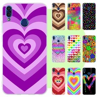 colorful love heart soft silicone case for honor 50 30 20 10 9 lite pro 30s 10i 8a x8 9a cover