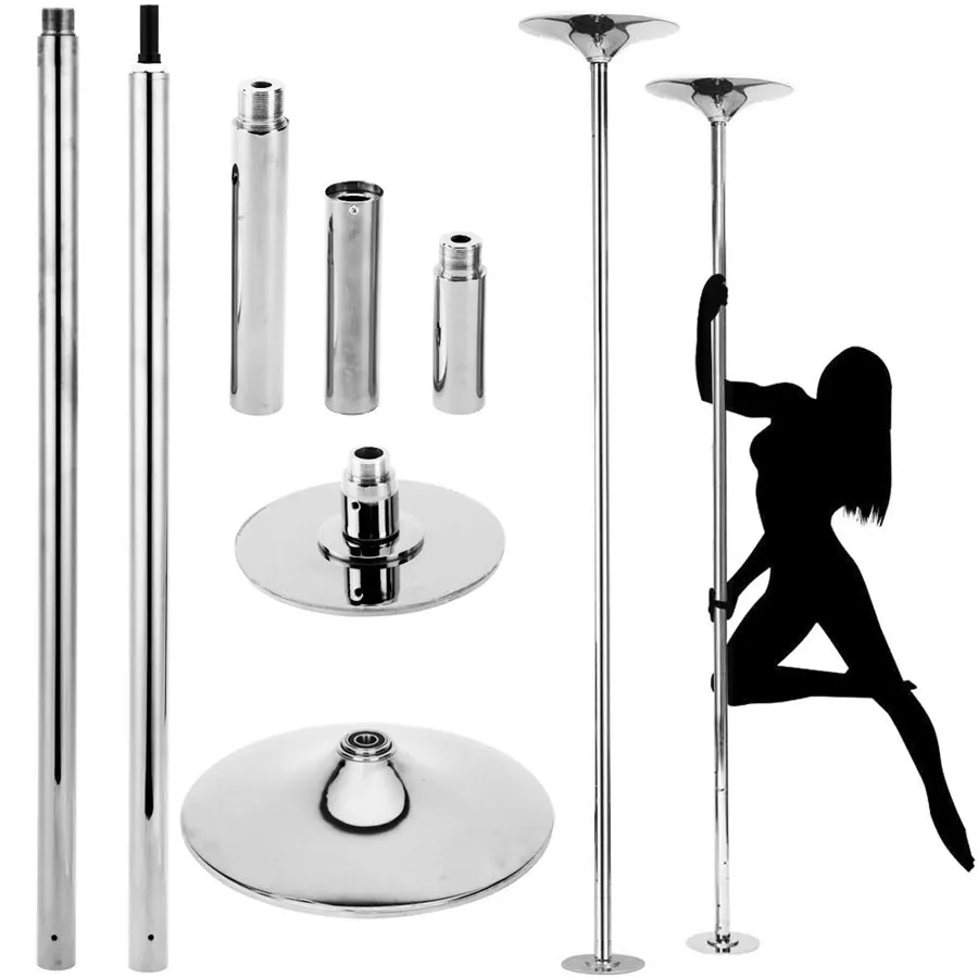

45mm Removable Stripper Pole Home Dance 360 Spin Dance Training Pole Portable Fitness Dance Sport Exercise Pole Kit Easy Install