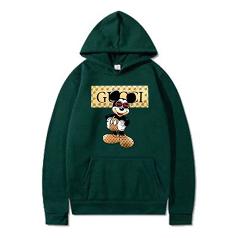 

2021 Autumn Spring Fashion Black White Sweatshirt Men'S Hip Hop Long Sleeve Pullover Hoodies Sweatshirt Clothes