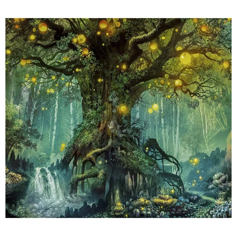 Краска по номерам DIY акриловая краска ing Kit для детей и взрослых 40х45см Светлячок