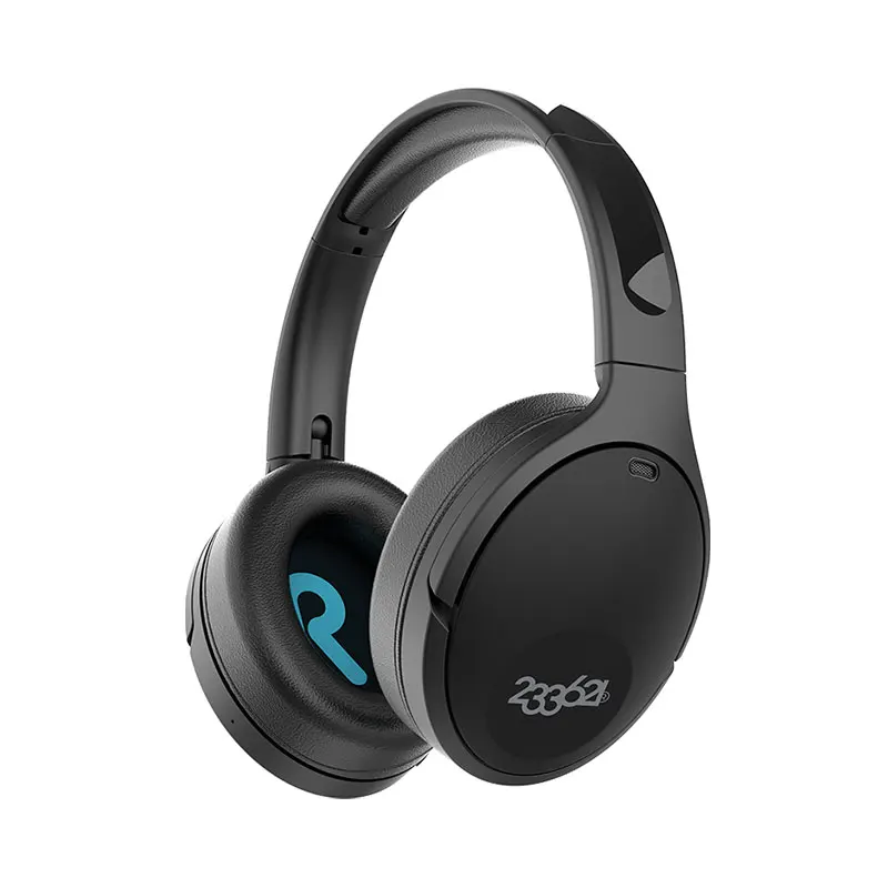 

100H Playtime Noise Cancelling ANC Bluetooth Wireless Earphone Over-Ear Headphone Touch Control Deep Bass for Sports Work