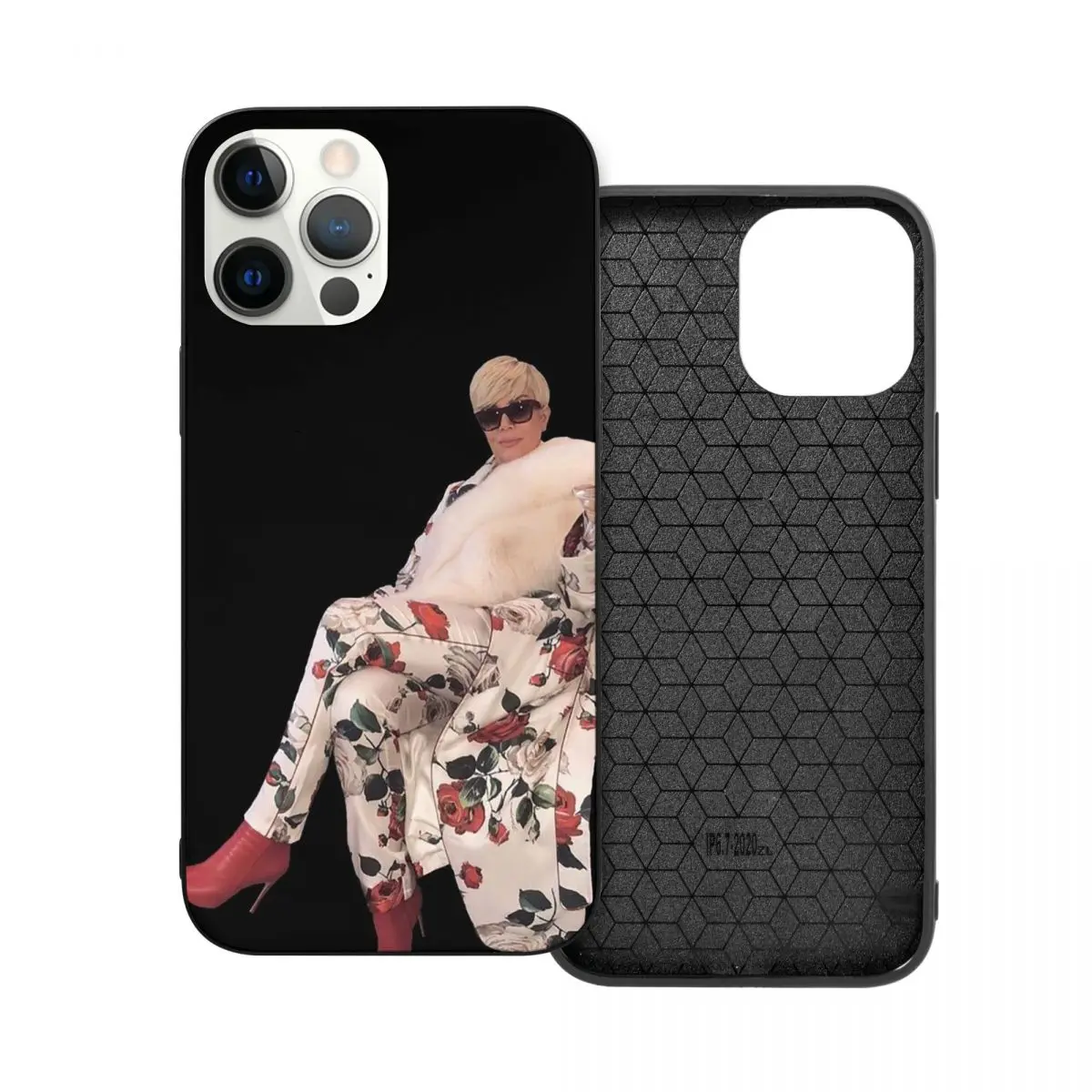 Чехол для телефона Kris Jenner Meme PC Glass TPU iPhone 13 12 11 Xs Xr X Pro Max Mini 7 8 Se2 Plus 6 6S | Мобильные