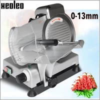 xeoleo commercial meat slicer electric meat planer 8 inch frozen fat cattlemutton roll slicer semi automatic skiving machine