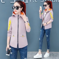 casual long coat female 2020 spring and autumn new wild jacket korean version of the baseball uniform tide early shirt bs1928