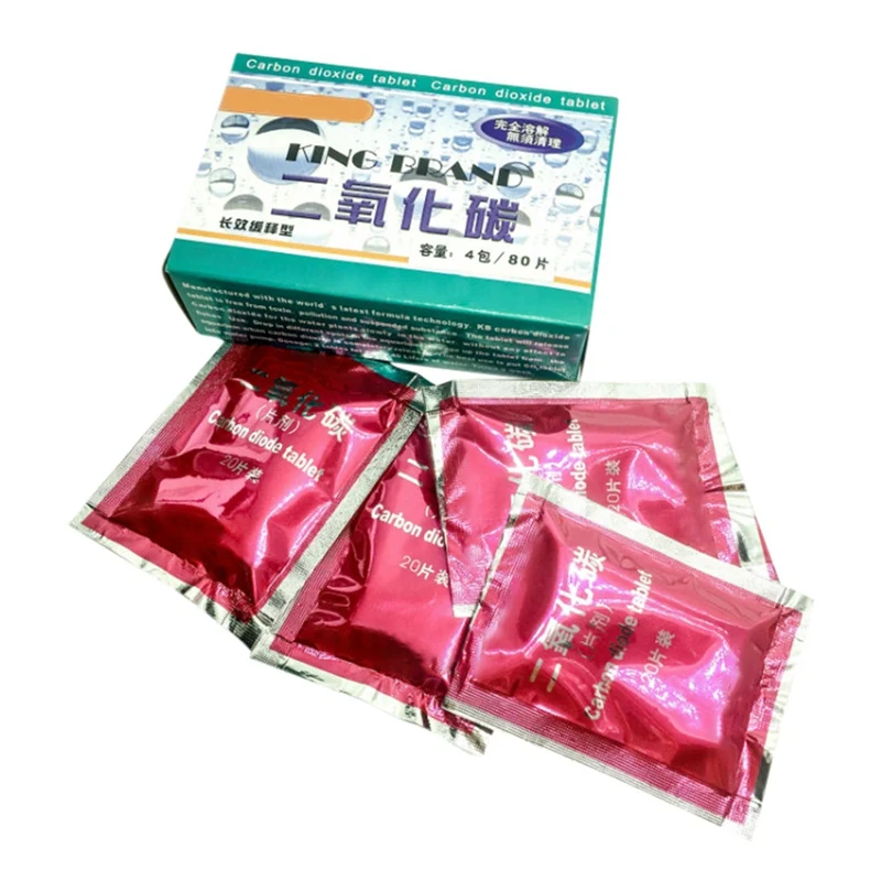 80 шт./лот Аквариум CO2 углекислый планшет для растений аквариум рыб водный