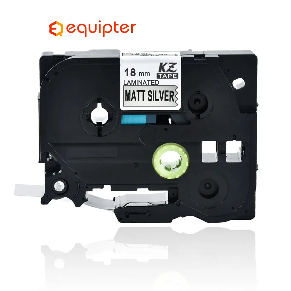 18 мм Tze941 черная на серебряной этикетке лента совместимая с принтерами Brother p-touch tze