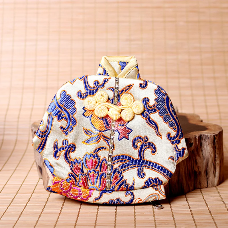 Кошелек для монет кошелек в китайском стиле специальный подарок шелковый из