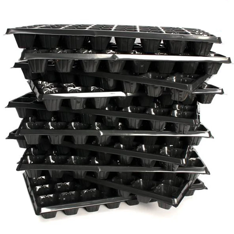 

AA99 -10Pcs/Pack of 32 Hole Seedling Tray Extra Strength Seed Germination Plant Flower Pot Nursery Growth Box Propagation