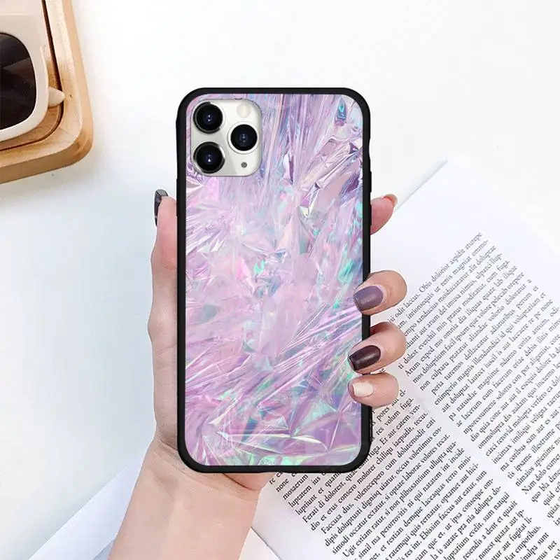 

Crystal Diamond Aesthetic Art Phone Case for iPhone 11 12 pro XS MAX 8 7 6 6S Plus X 5S SE 2020 XR mini