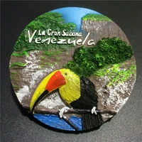 venezuela world tourism memorial resin fridge magnet creative fridge magnet collection toucan animal