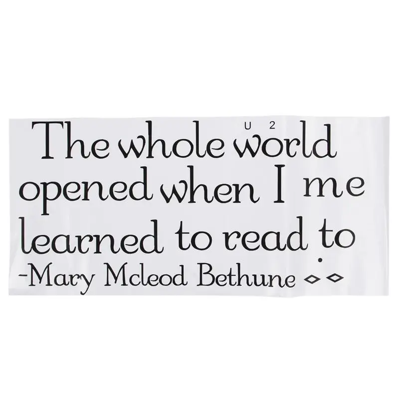 Наклейка на стену Цитата Виниловая художественная книга для чтения школьная