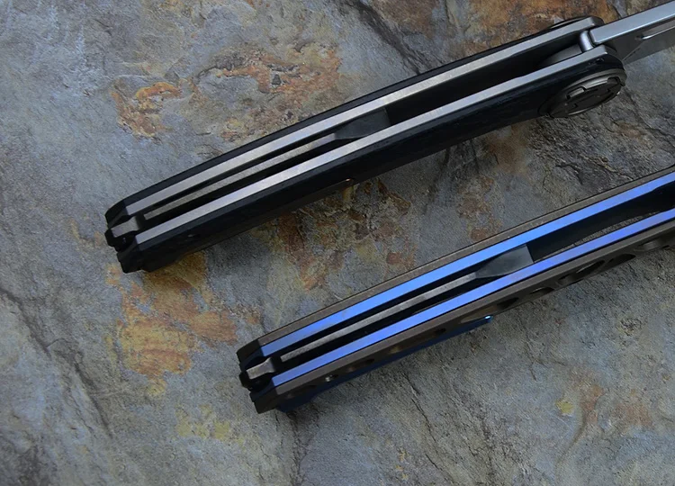 Складной нож Веном гарпун M390 лезвие из титана карманный кухонный для выживания