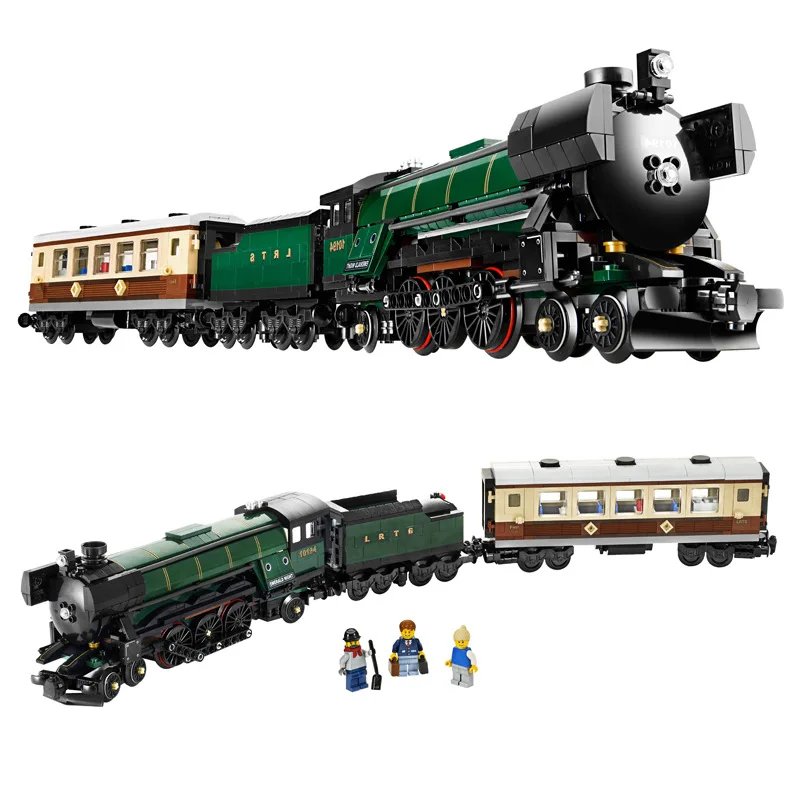 

City Emerald Nightlys Train Model Building Block 21005 Blocks Compatible ing Blocks Train Model kids Toys Gift