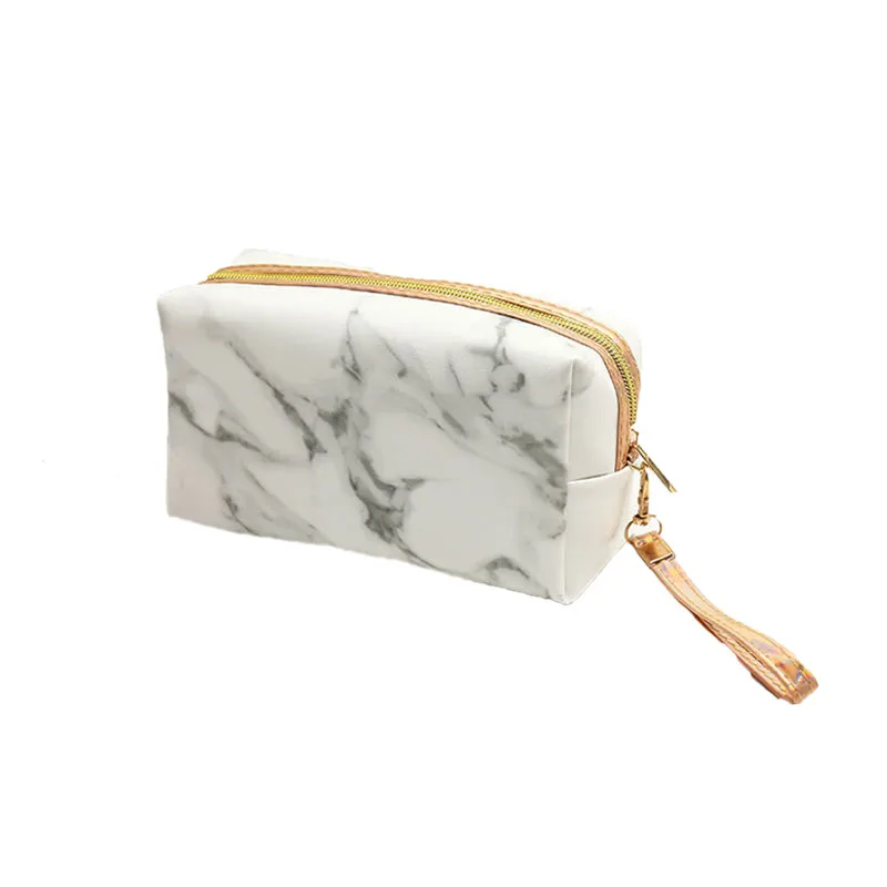 

Waterproof Make Up Bag, Marbling Box, Large Capacity Travel Portable Unisex Cosmetic Storage Pack