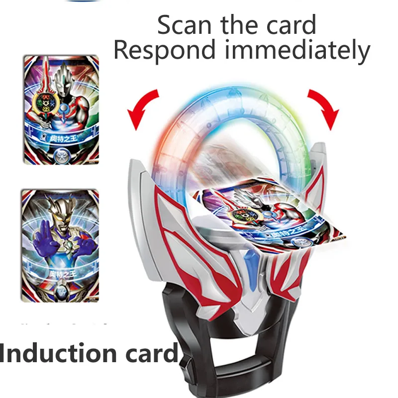 

Ultraman Super Man Obu Ring Obu Sword Body Changer Children Autor Body Changing Toy Luminous Fun Action Figure Gifts