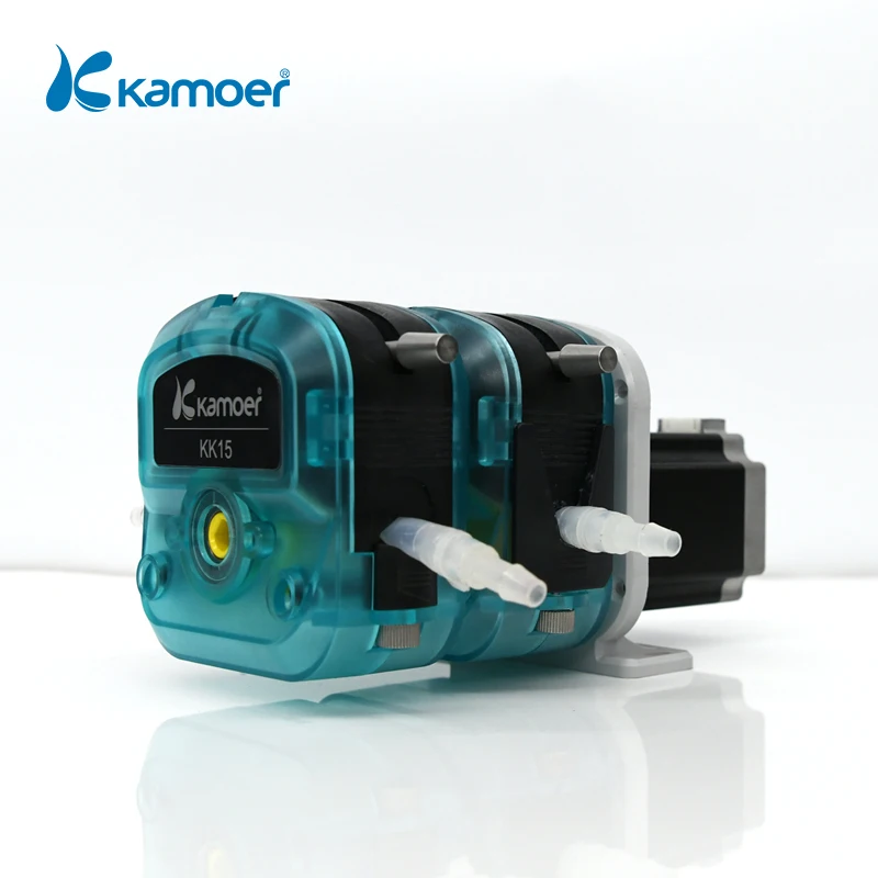 Фото Перистальтический Насос Kamoer KKTS с шаговым двигателем, аппарат для фасовки перистальтического насоса с высоким потоком жидкости (двойная гол... №2