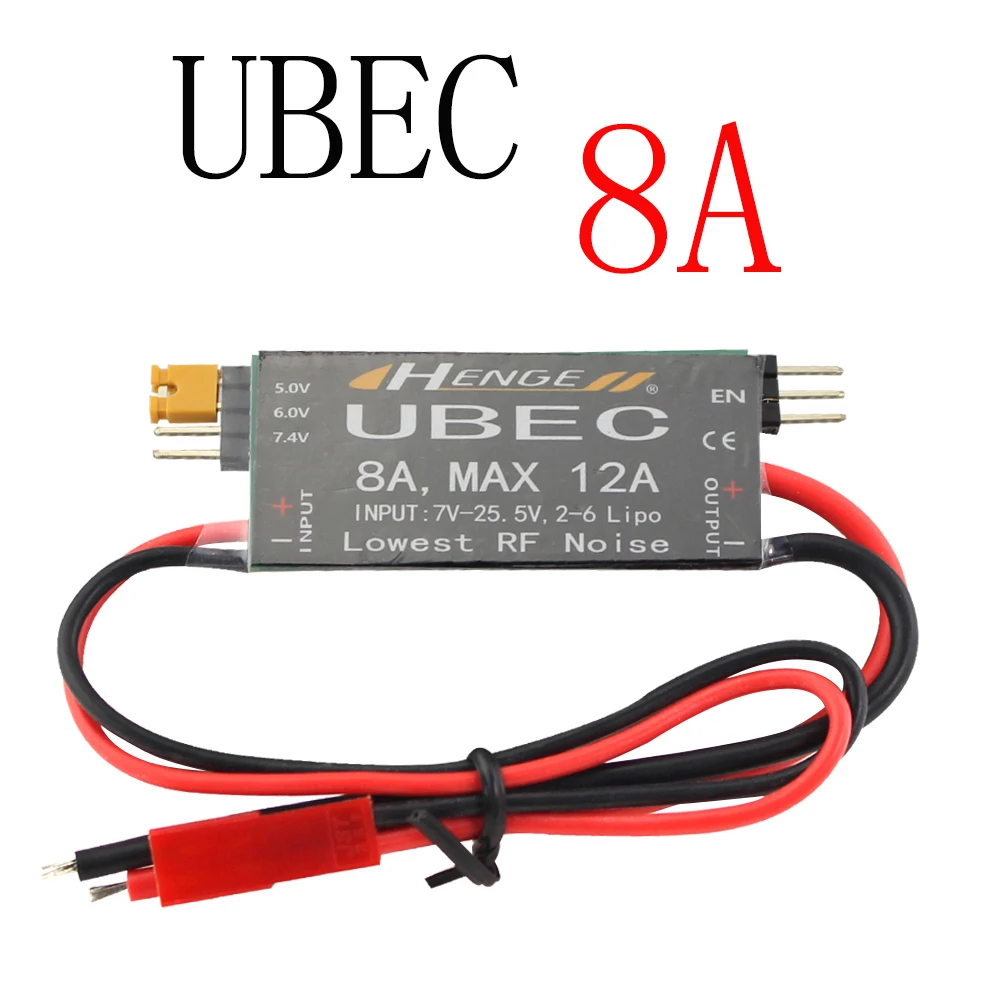 Выход HENGE UBEC 8A 5V / 6V 6A Max 12A Inport 7V 25 5 V 2 6S Lipo 6 16 cell Ni MH входной переключатель Mode BEC для