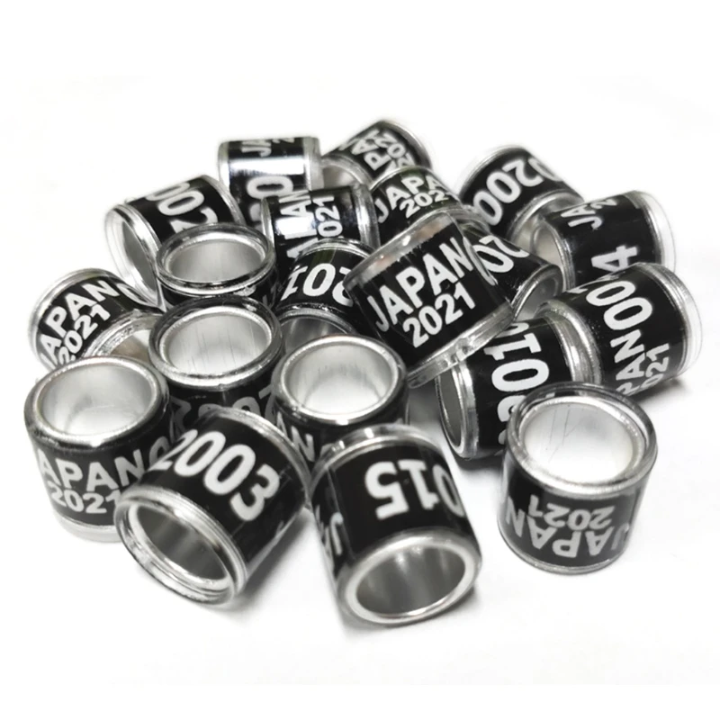 

50 Pcs Multi-color Dove Bands Bird Foot Ring Species Identify Training Rings Pet Bird Label Sign for Pigeon Dove Chicks