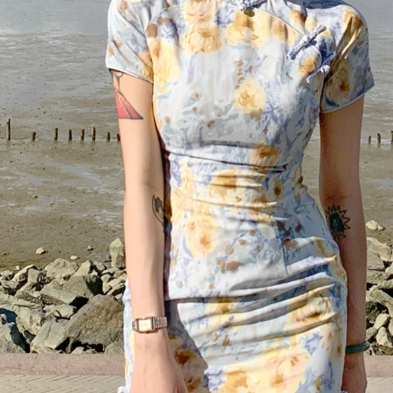 

Dress Women Summer Holiday Sundress French Style Fashion All-match Comfortable Leisure Vestido De Mujer Streetwear Elegant