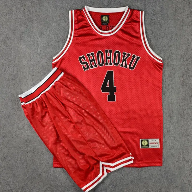 Костюм для косплея Slamdunk ханамичи сакураги 4 7 10 11 14 SHOHOKU баскетбольный принт рукава