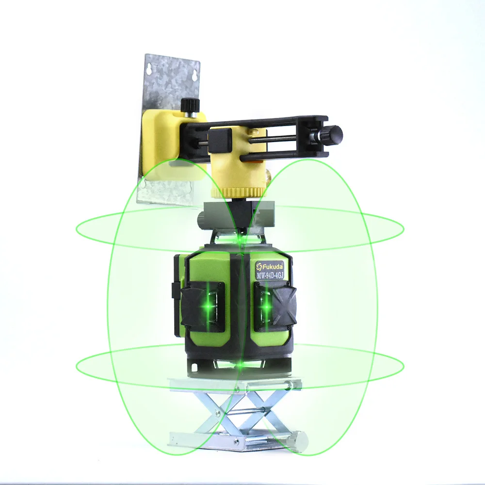Профессиональный 16 линейный 4d лазер Fukuda японский зеленый луч 515NM 360 вертикальный