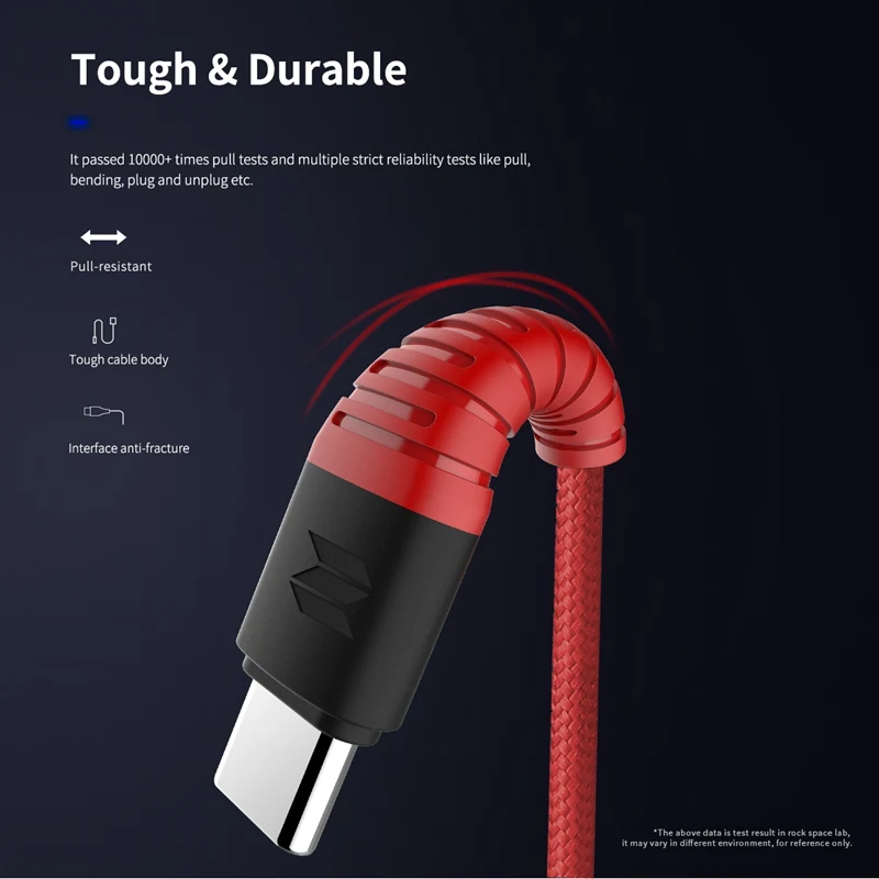 Кабель USB Type C to для Redmi K20 Note 8 Pro Quick Charge 3 0 Type-C кабель Samsung S10 USB-C | Мобильные телефоны