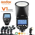 Вспышка Godox V1 V1C V1N V1S V1F V1O V1P TTL HSS 18000s для камеры Sony Niko Canon Fujifilm Olympus Pentax