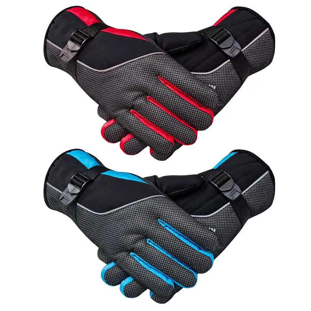 1 пара зимние велосипедные перчатки для ночного отражения водонепроницаемые