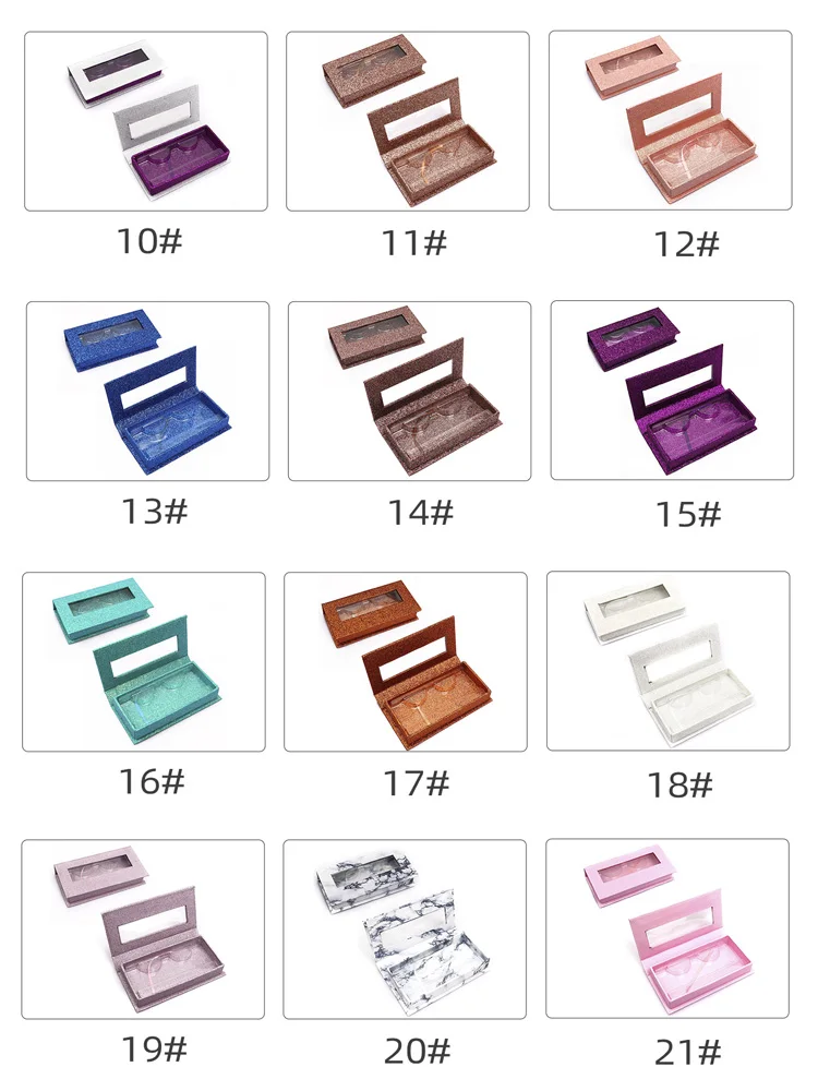 Подарочная коробка для накладных ресниц из норки упаковка макияжа посылка