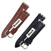for apple watch strap blackbrown genuine leather apple watch band for iwatch 38mm 42mm 40mm 44mm case watchband