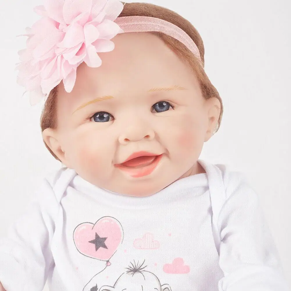 

Кукла реборн ручной работы, силиконовая виниловая Реалистичная игрушка для девочек, игрушка для новорожденных, подарок на Рождество, детск...