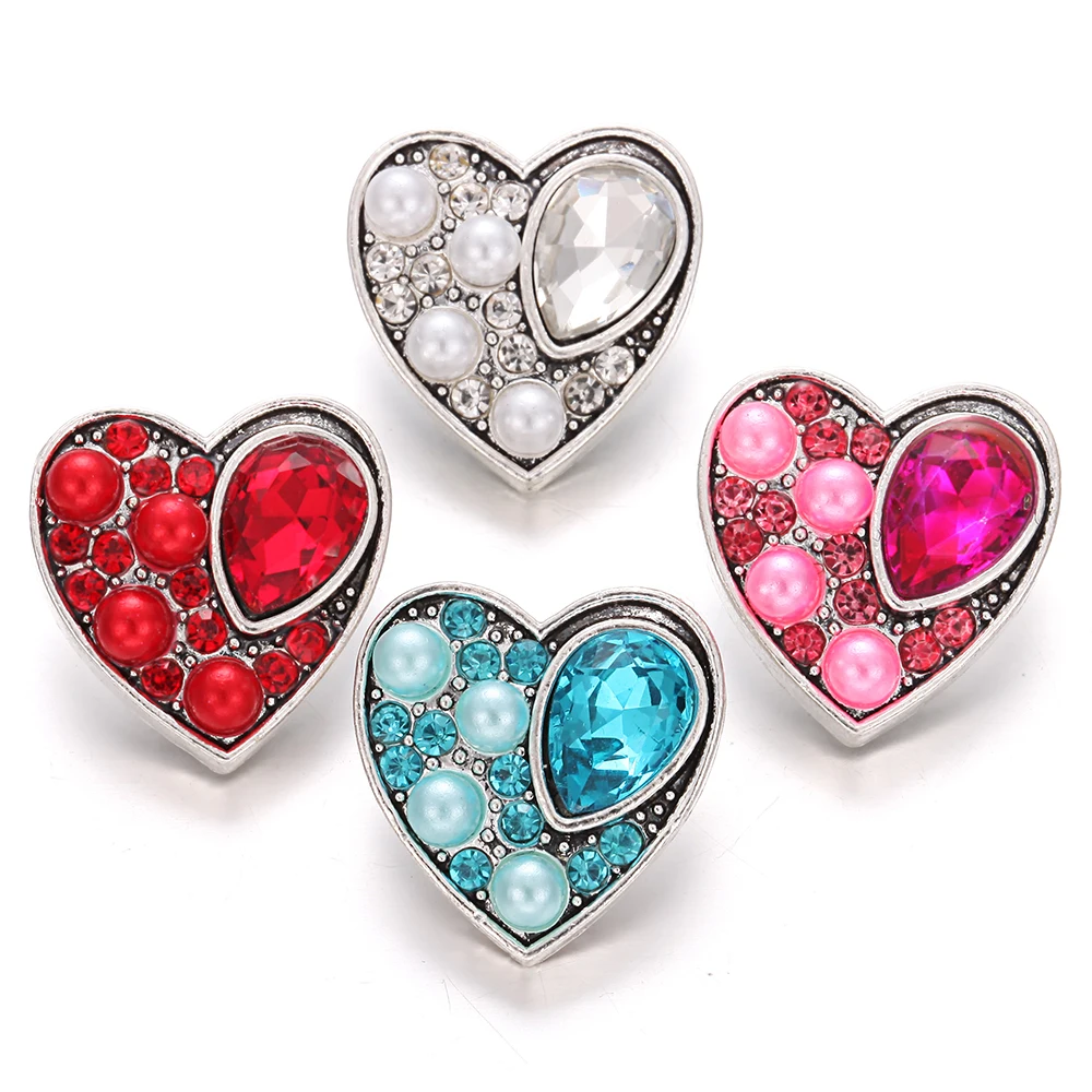 6 шт./лот Новинка 18 мм застежка ювелирные изделия горный хрусталь жемчуг Любовь
