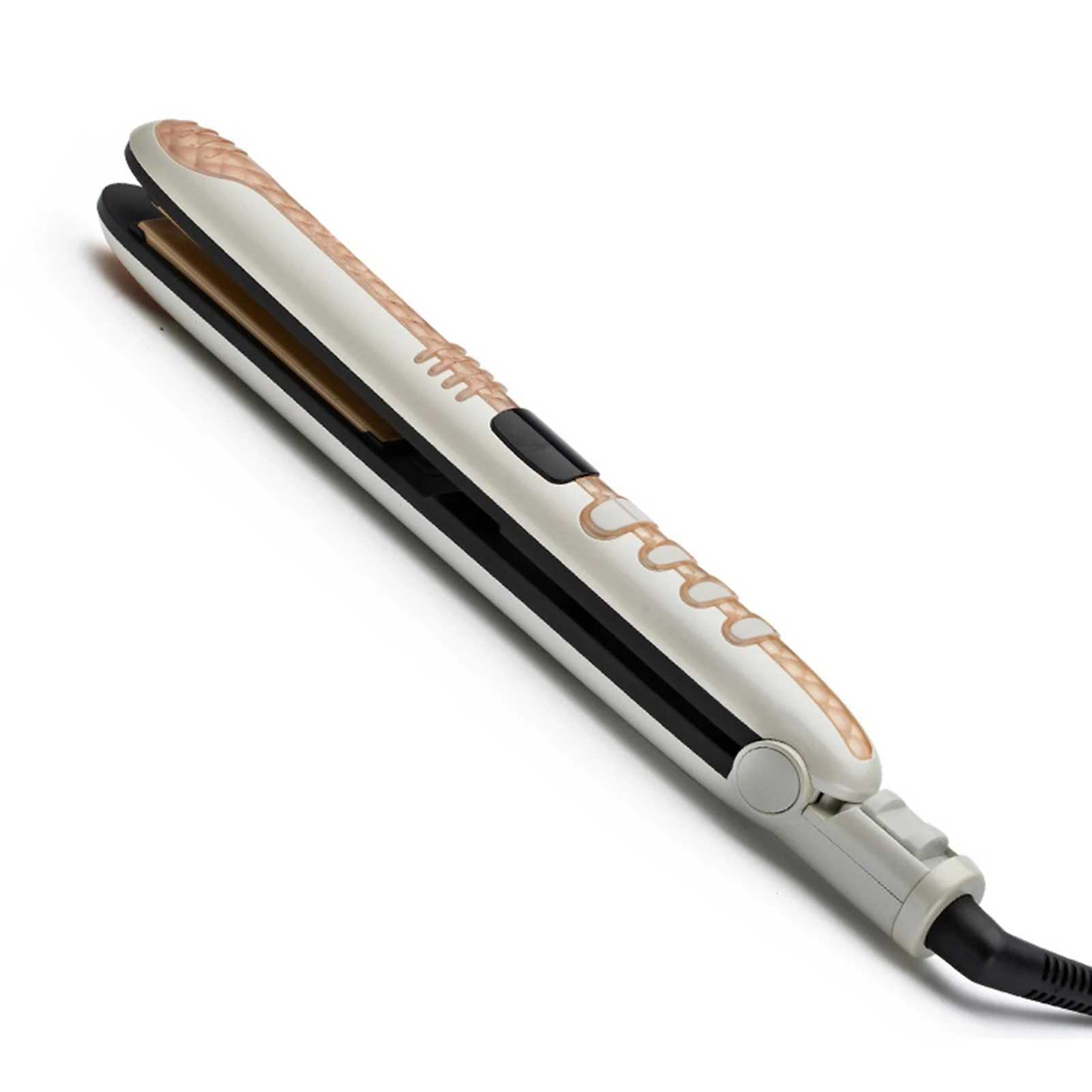 

Electric Hair Iron Splint with Digital Display 45W Ceramic Hair Straightener/Curler for Styling Temperature Adjustable B